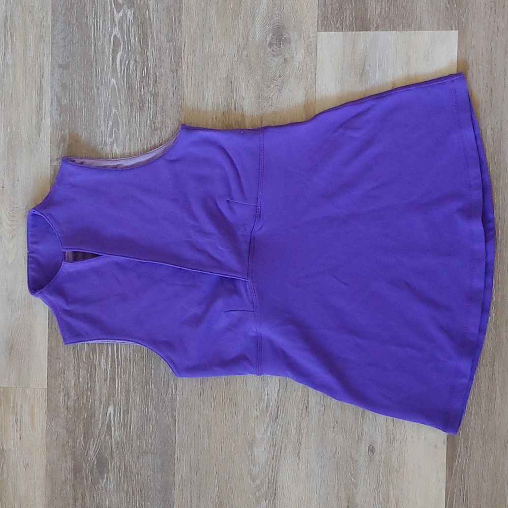 Lululemon Purple Surplice Neck Athletic Tennis Golf Yoga Top Size 8